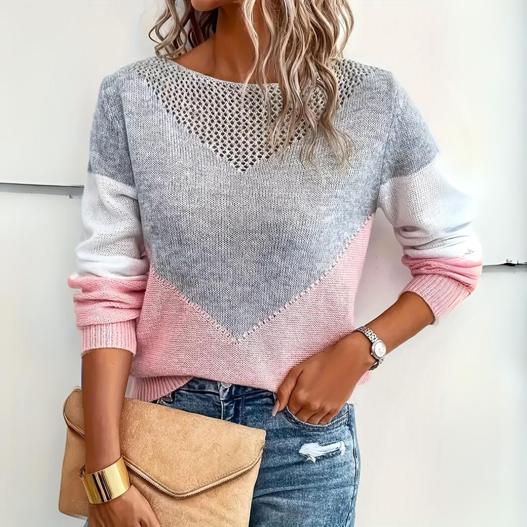 Fashionable Ladies Rose Sweater - Nocini