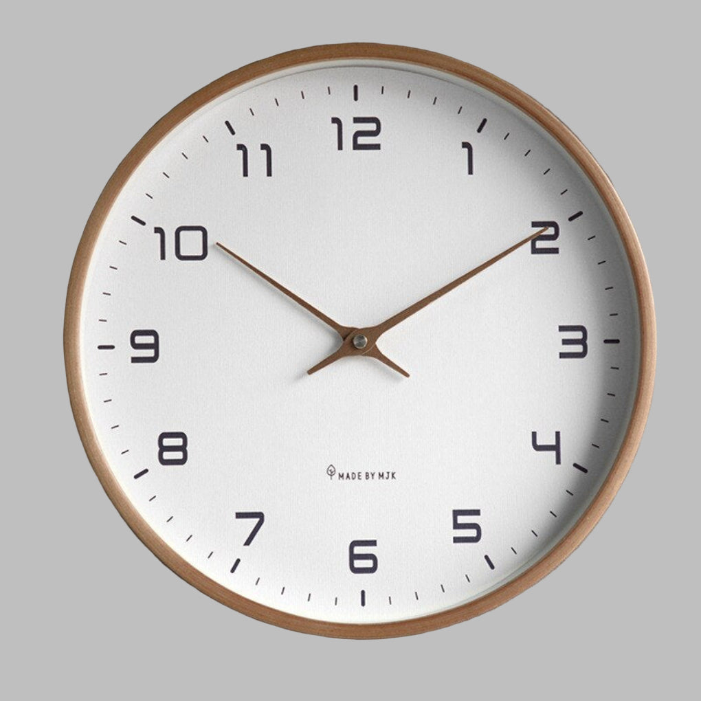 Rustic Wood Wall Clock - Olytrend