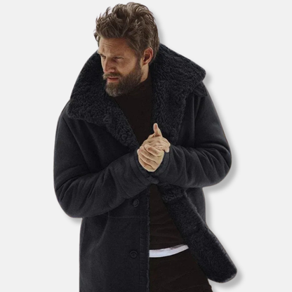 Casual Wool Mid Length Parka Coat - Nocini