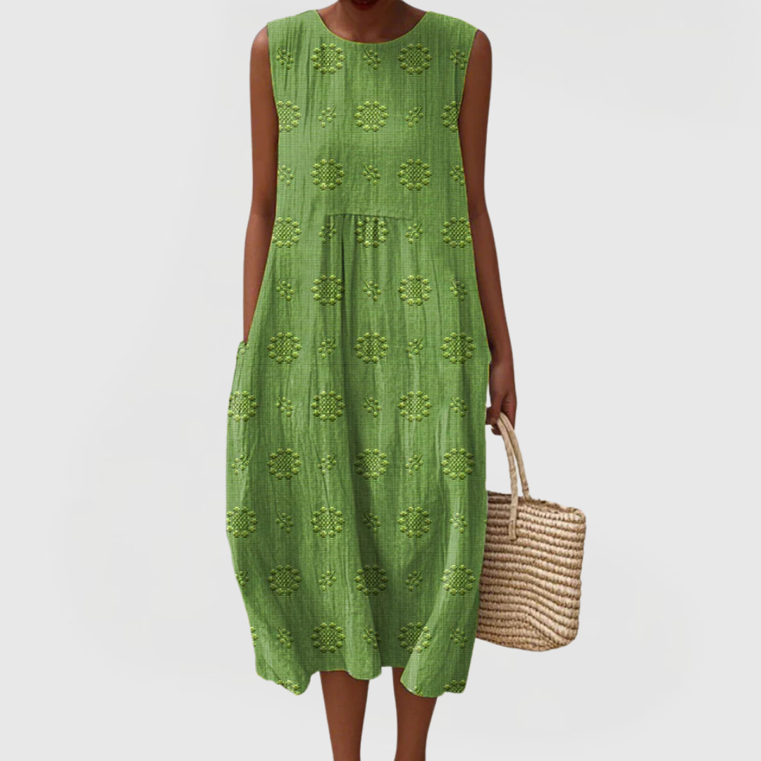 Stylish Pocket Detail Party Dress - Nocini