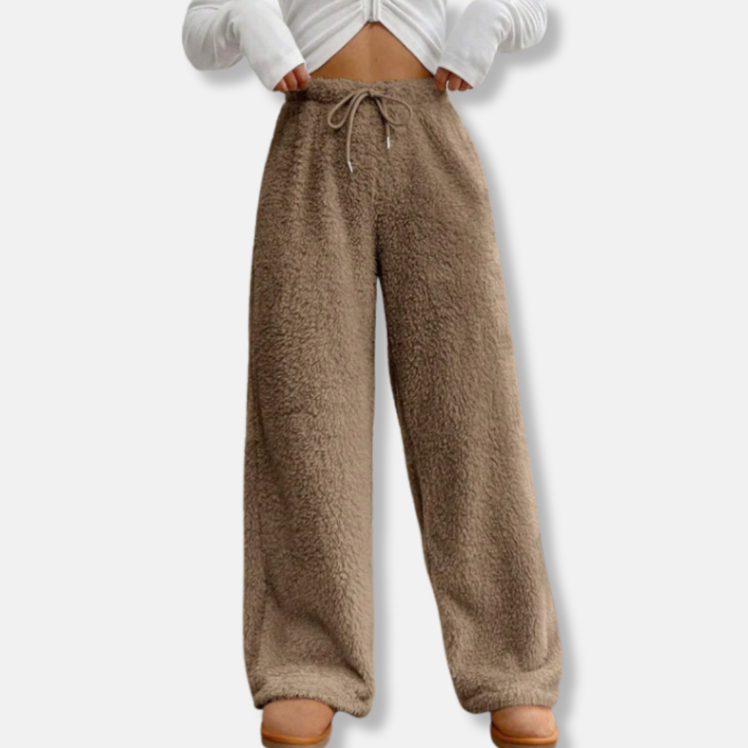 Comfortable Cotton Lounge Pants Loose Fit Full Length - Nocini