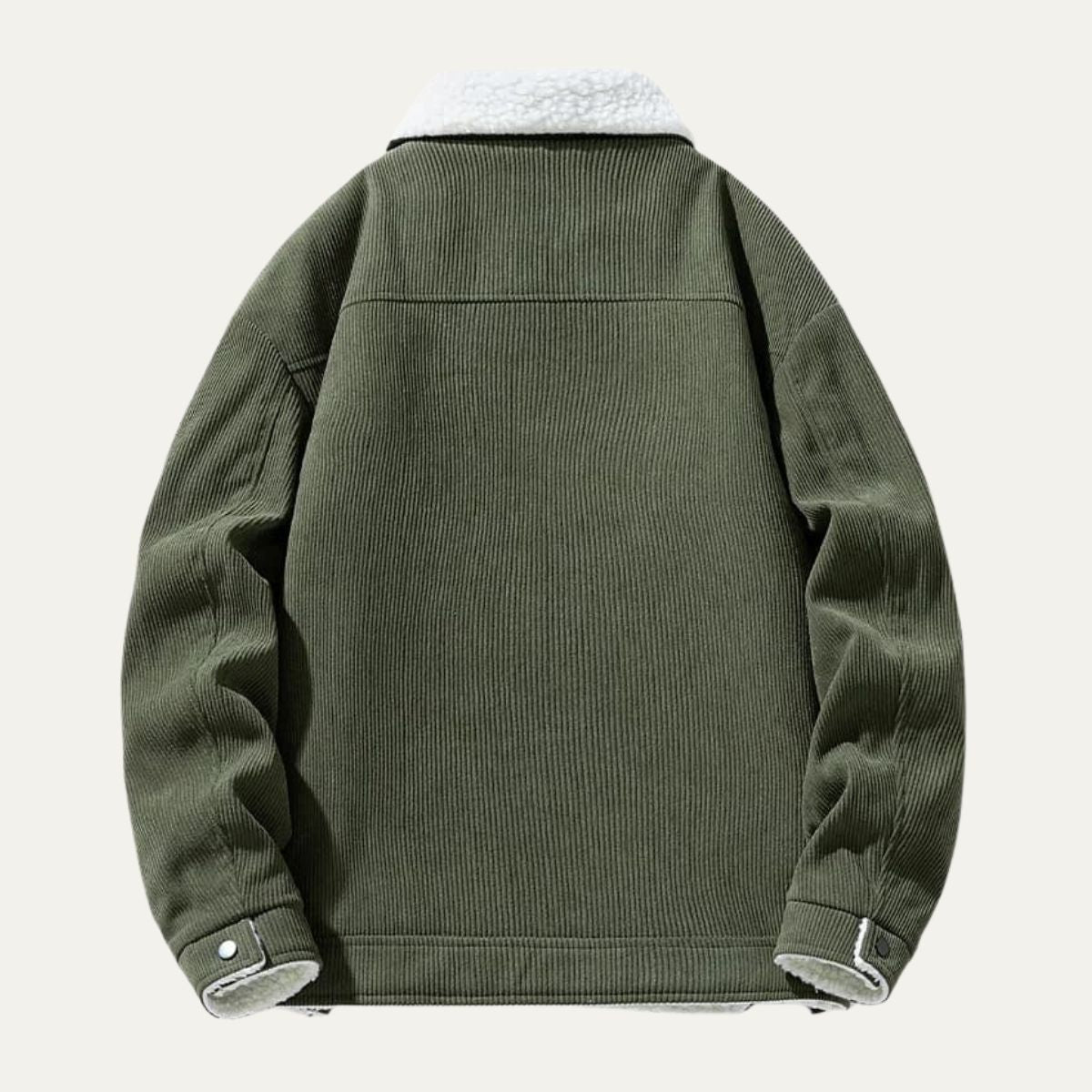 Warm Corduroy Fleece Lined Mens Jacket