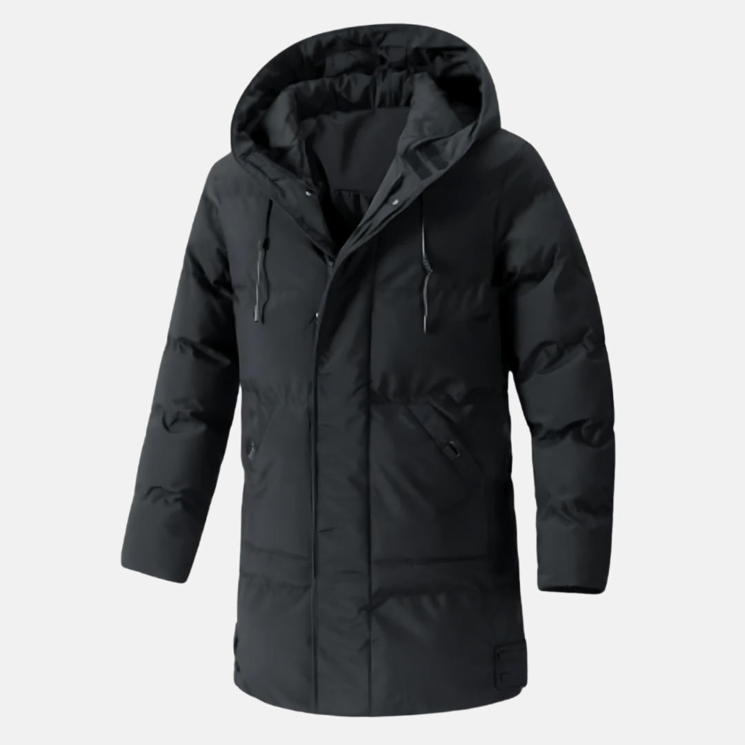 Waterproof Hooded Mens Coat with Multiple Pockets - Nocini