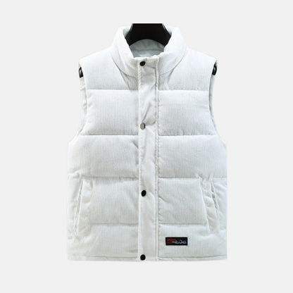 Warm Quilted Corduroy Vest - Nocini