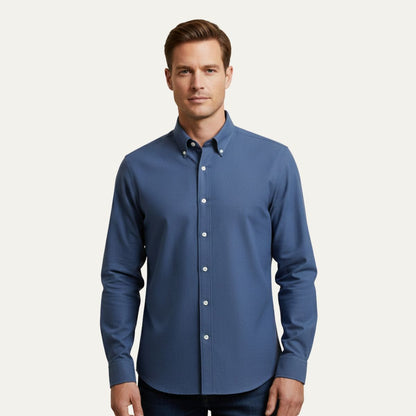Classic Men's Dress Shirt – High Quality Cotton