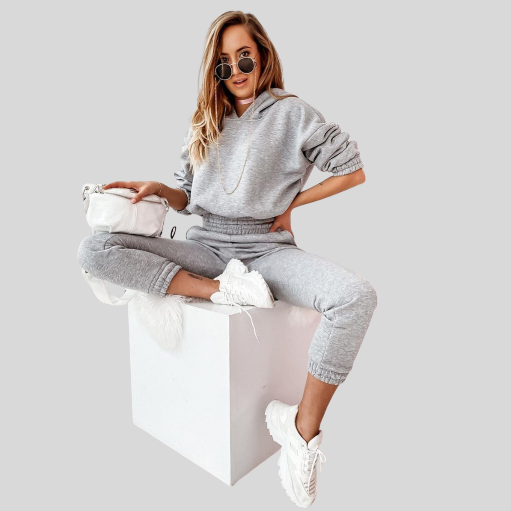Ladies' Athletic Sweatpants Outfit Set