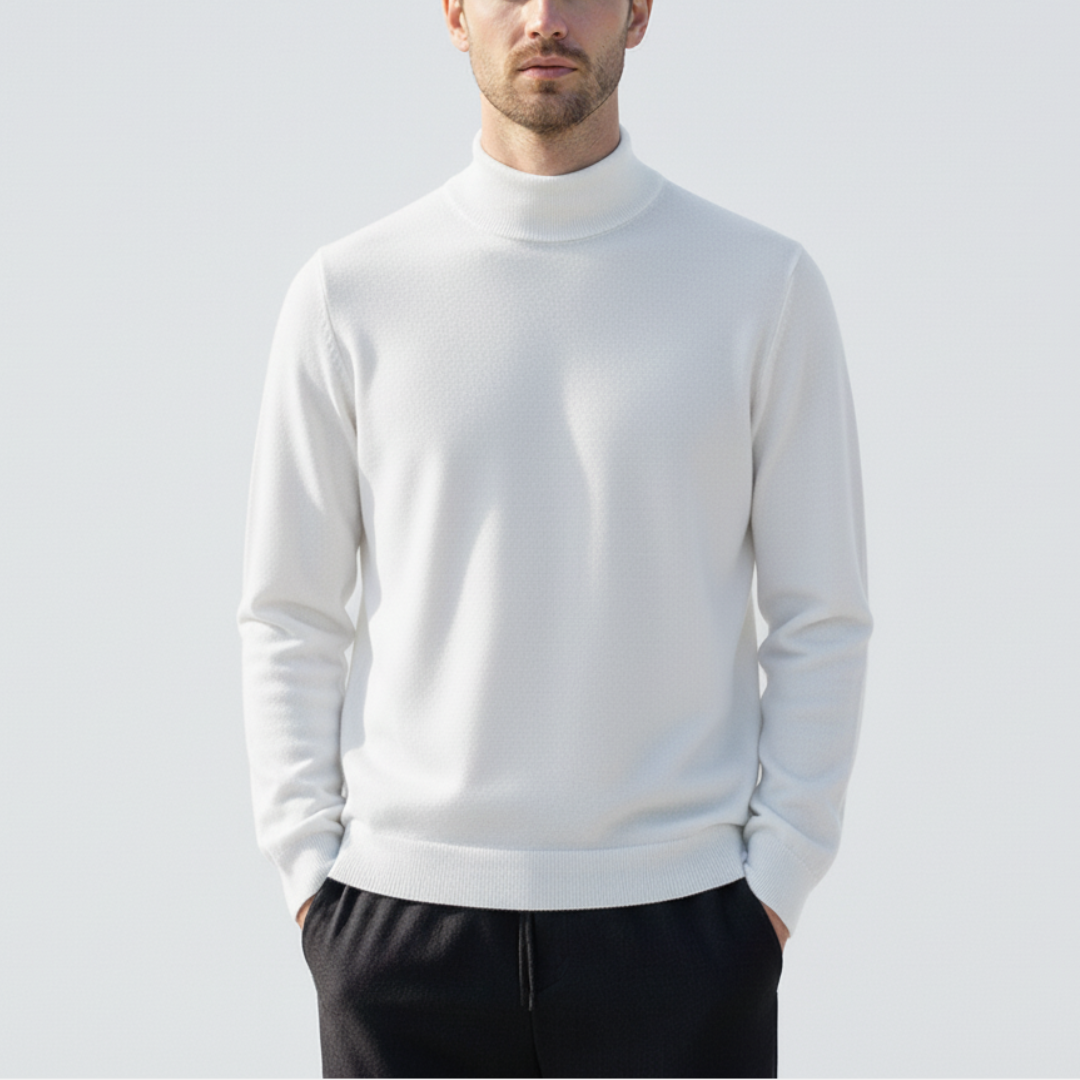 Men's Slim Fit Crew Neck Lightweight Knit Sweater