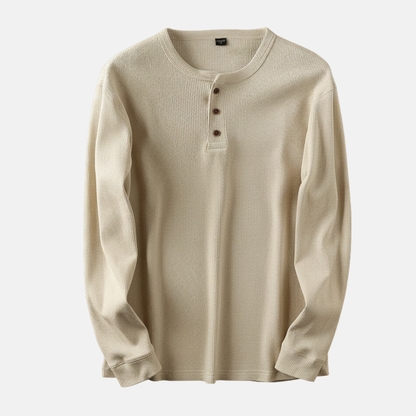 Classic Comfortable Mens Henley Shirt - Nocini