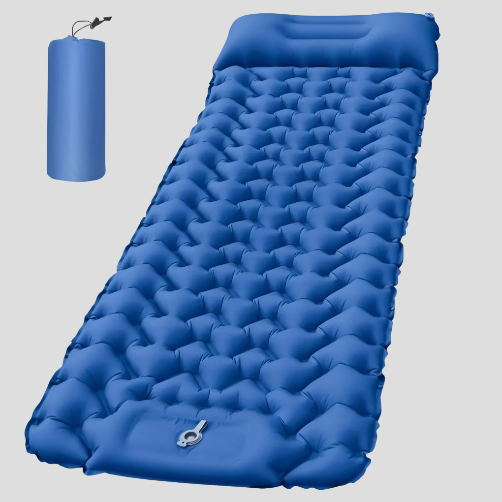 Comfortable Air Bed with Integrated Pillow - Olytrend
