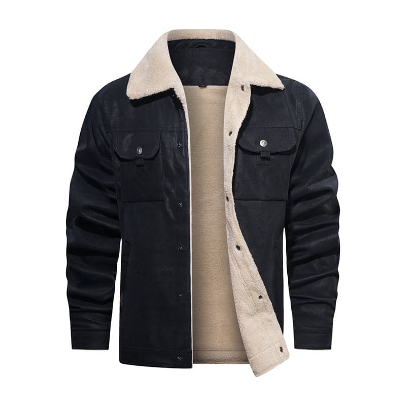 Warm Sherpa Lined Mens Jacket - Nocini