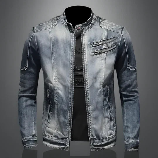 Classic Mens Denim Jacket Comfortable Rugged Style
