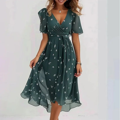 Bright Floral Midi Sundress
