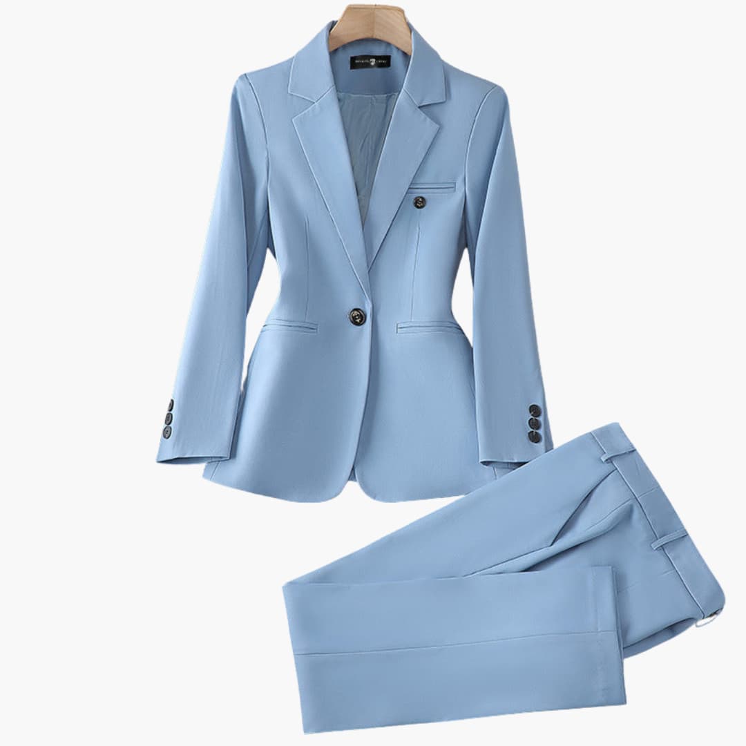 Classic Fit Women's Jacket with Notch Collar