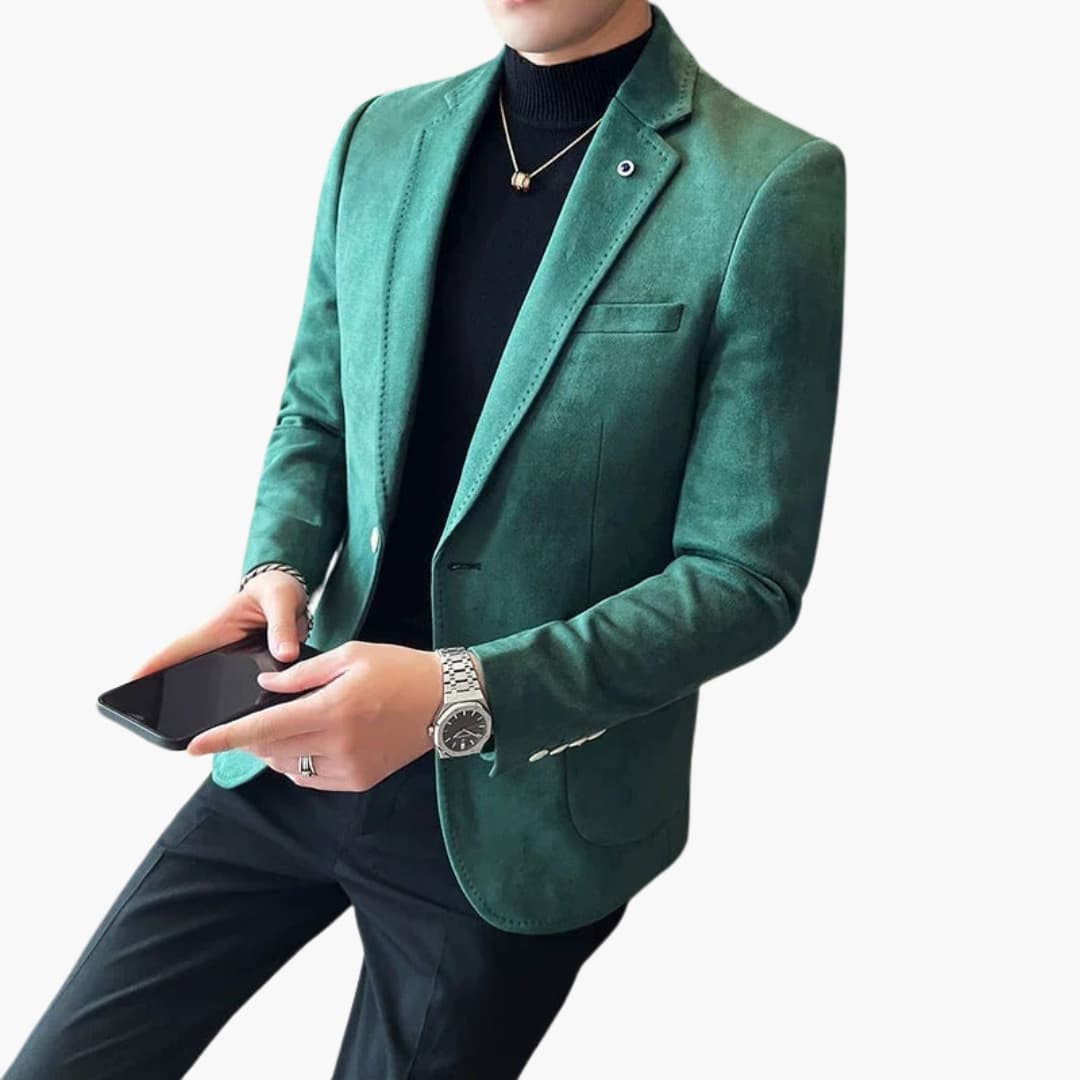 Slim Fit Mens Blazer Jacket for Formal Events