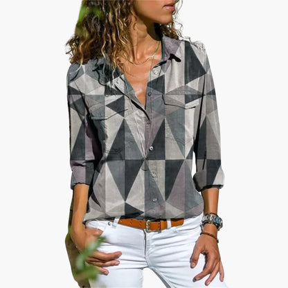 Loose Fit Floral Top for Women - Summer Style - Olytrend