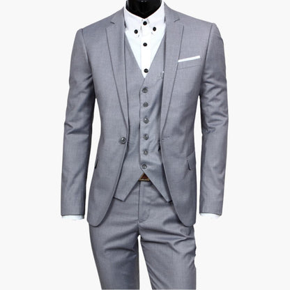 Classic Tailored 3 Piece Business Suit