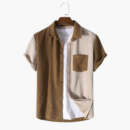 Lightweight Breathable Waffle Shirt and Shorts Set