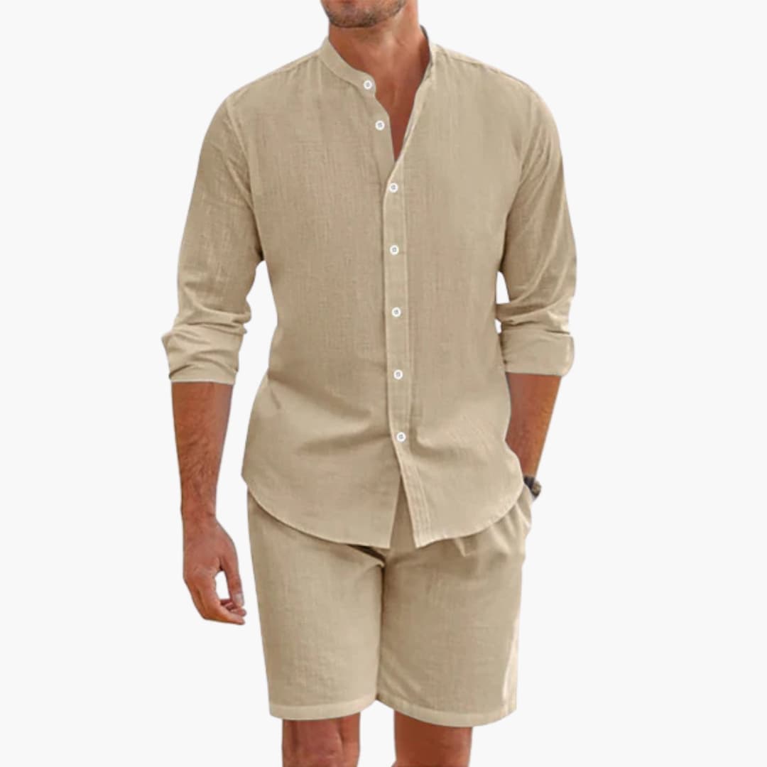 Lightweight Linen Short Set for Men