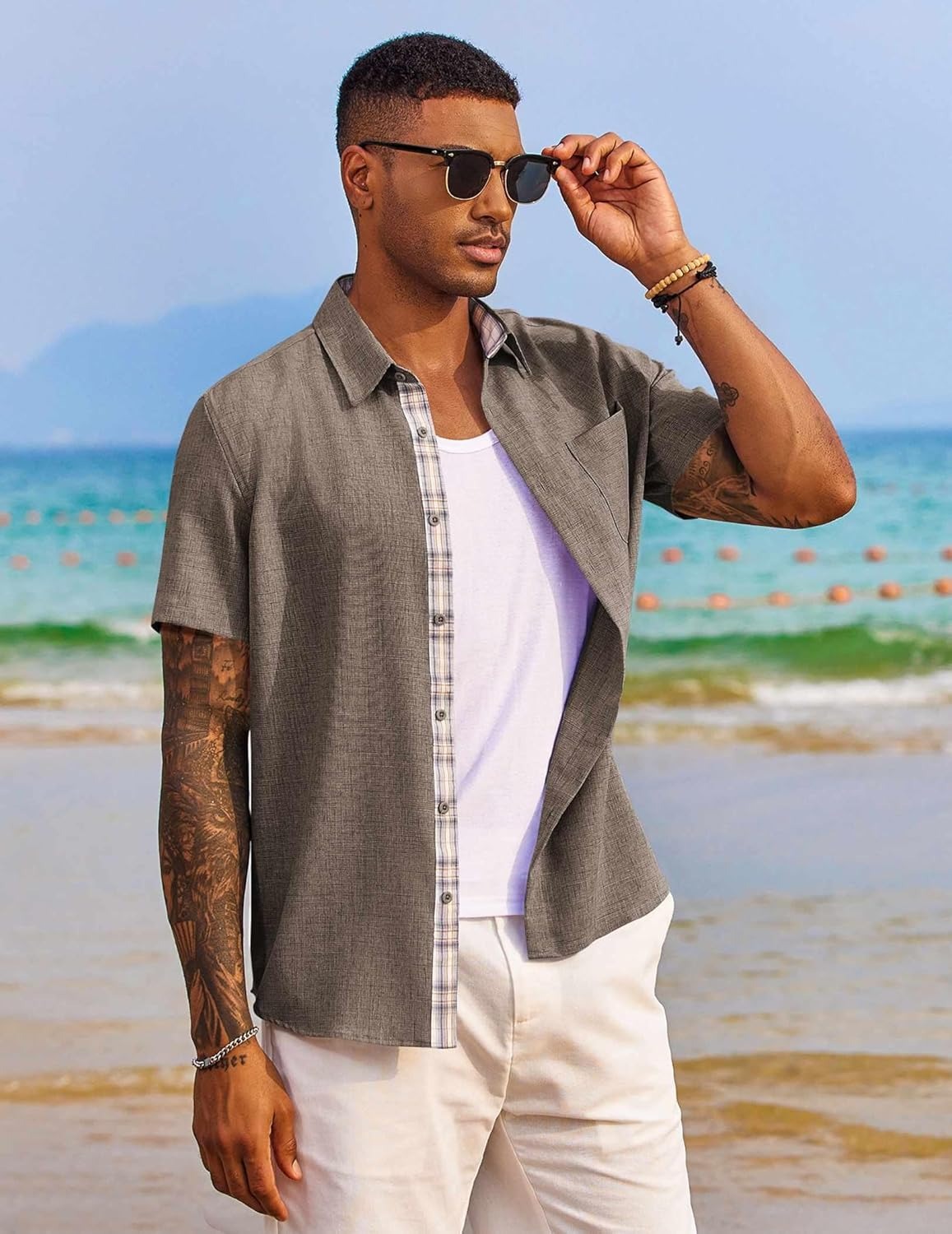 Relaxed Fit Summer Beach Shirt