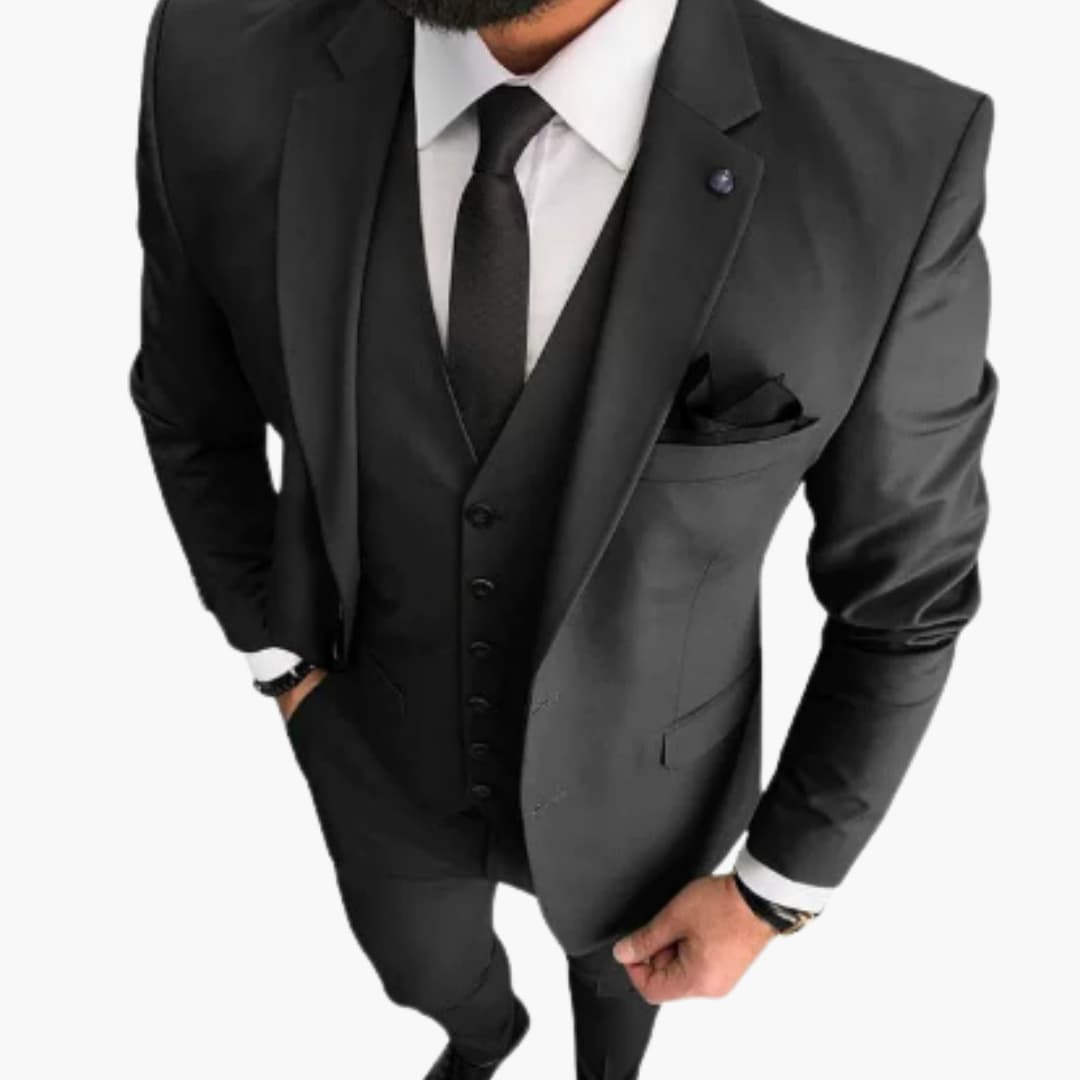 Classic 3-Piece Wedding Suit for Men