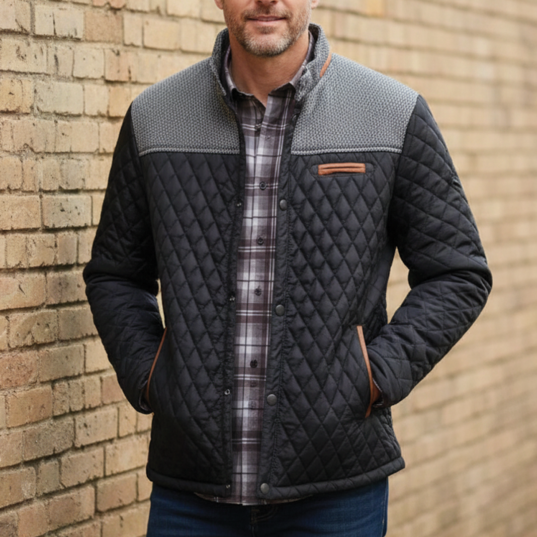 Warm Padded Mens Quilt Jacket - Nocini