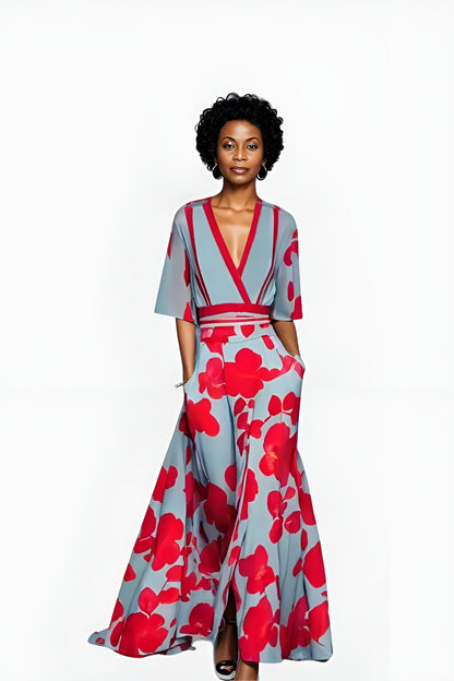 Chic Floral Maxi Dress