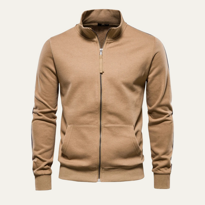 Men's Slim Fit Breathable Zipper Jacket