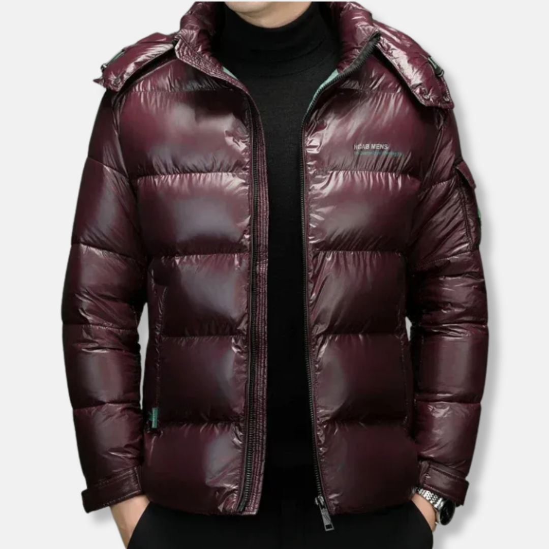 Waterproof Quilted Men's Puffer Coat Regular Fit - Nocini