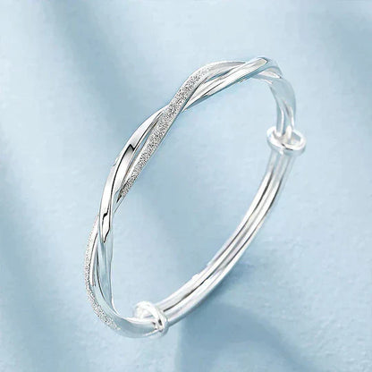 Unique Sterling Silver Bangle