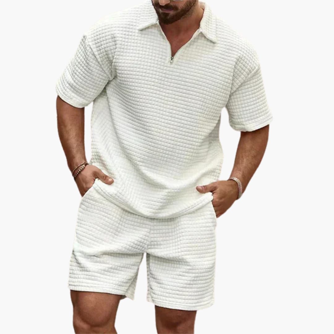 Men's Quilted Two-Piece Tracksuit