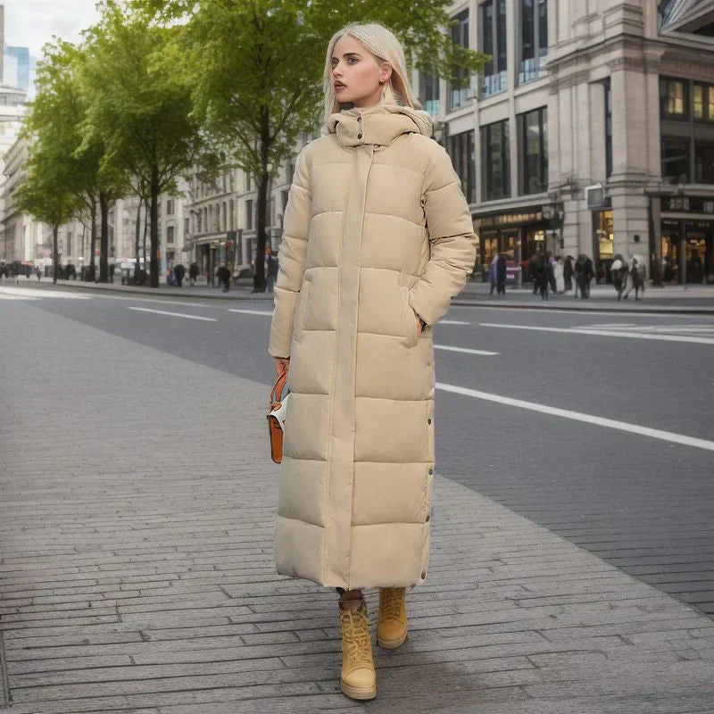 Ladies Insulated Parka Coat Waterproof Quilted Jacket - Nocini