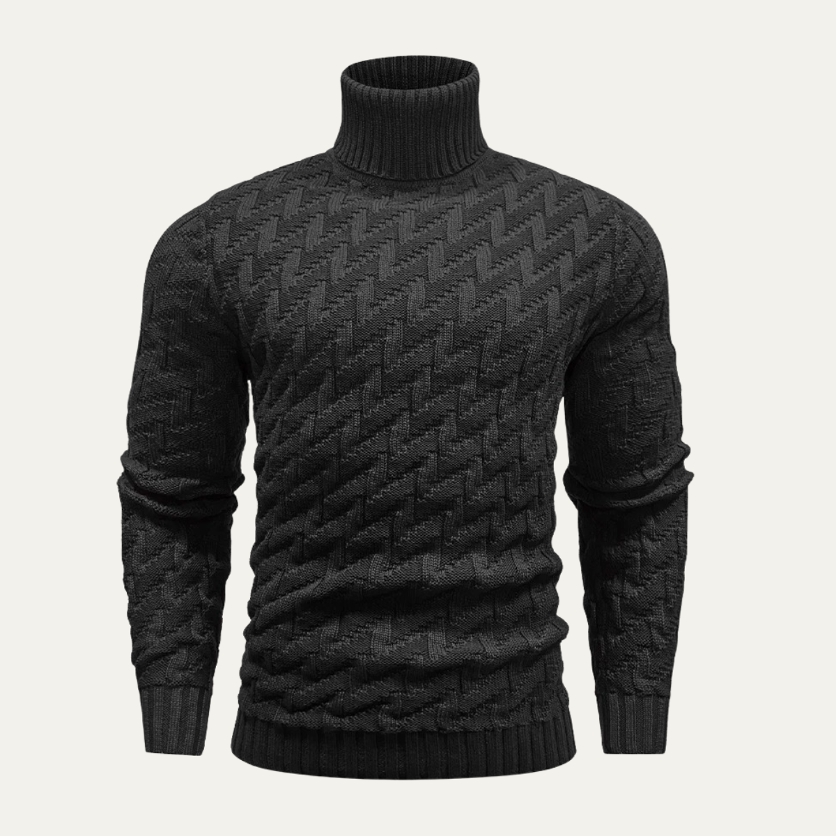 Classic Men's Crew Neck Warm Winter Knit Sweater - Nocini