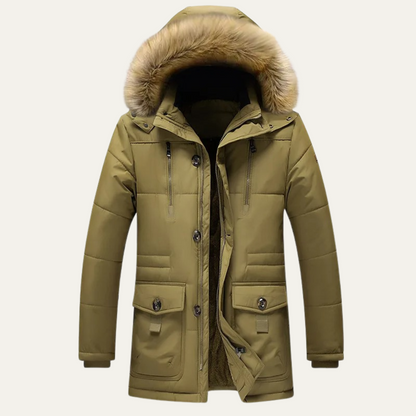 Waterproof Insulated Men's Down Parka Coat