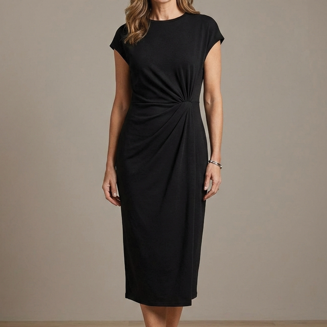 Fitted Ruffled Mini Dress - Nocini