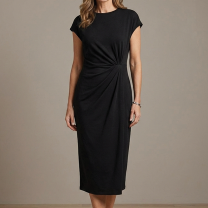 Fitted Ruffled Mini Dress - Nocini