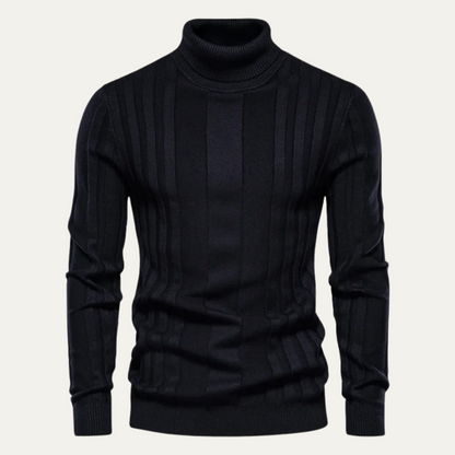 Men's Classic Fit Knitted Crew Neck Sweater - Nocini