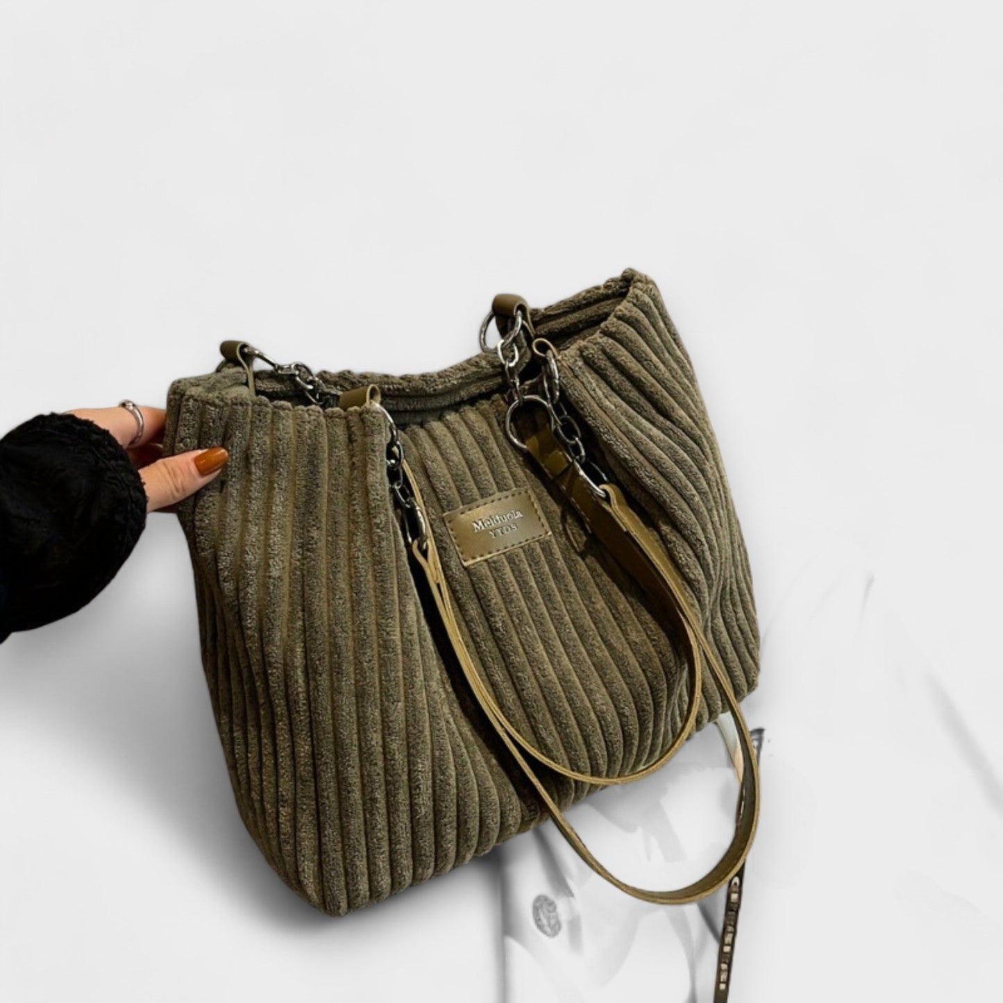 Classic Cotton Tote Shoulder Bag for Daily Use - Nocini