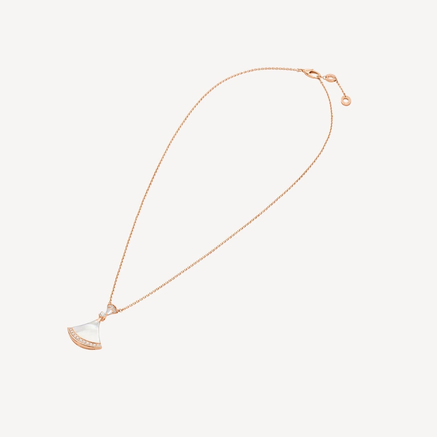 Luxury Silver Gold Plated Pave Necklace