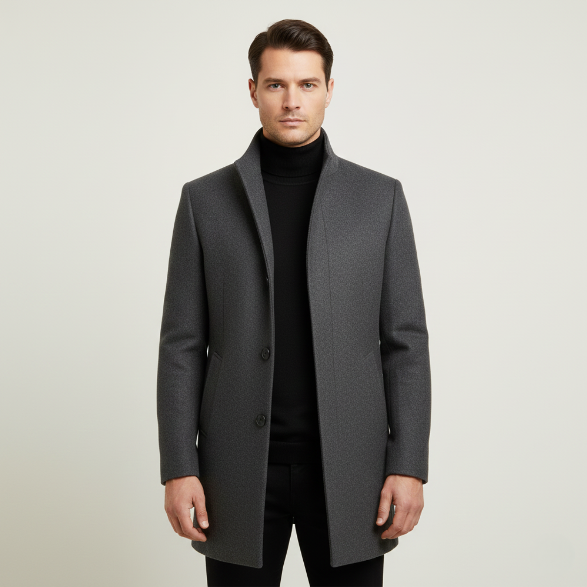 Timeless Water Resistant Mens Trench Coat