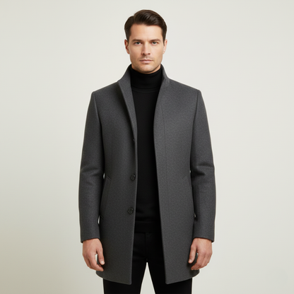 Timeless Water Resistant Mens Trench Coat
