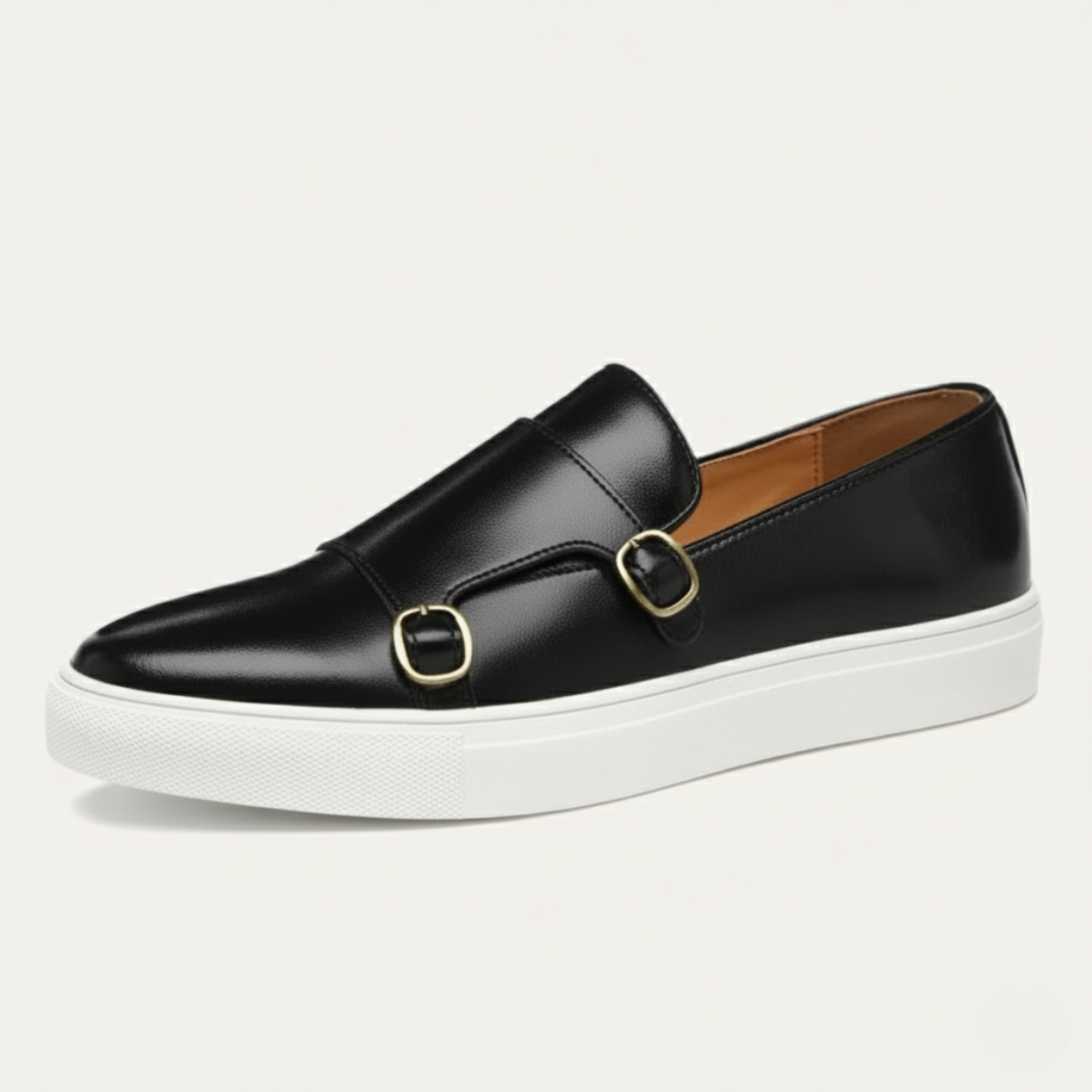 Luxury Mens Classic Leather Slip On Shoes