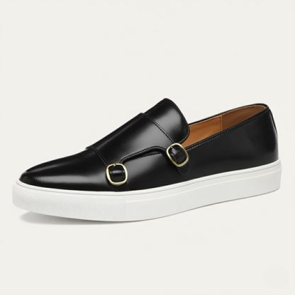 Luxury Mens Classic Leather Slip On Shoes