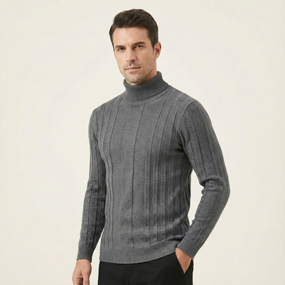 Men's Classic Fit Knitted Crew Neck Sweater