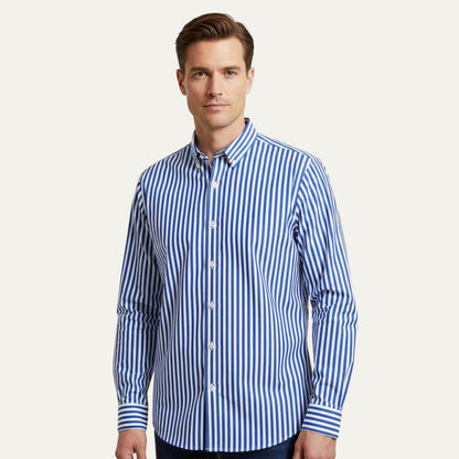 Classic Stripe Casual Mens Shirt