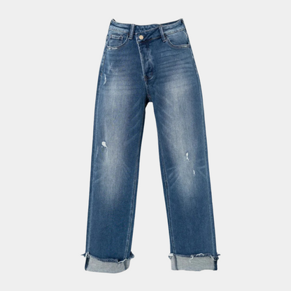 Soft High Waist Women's Jeans Pants