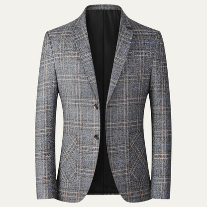 Slim Fit Checked Blazer for Men - Nocini