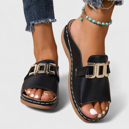 Elegant Flat Summer Sandals - Olytrend