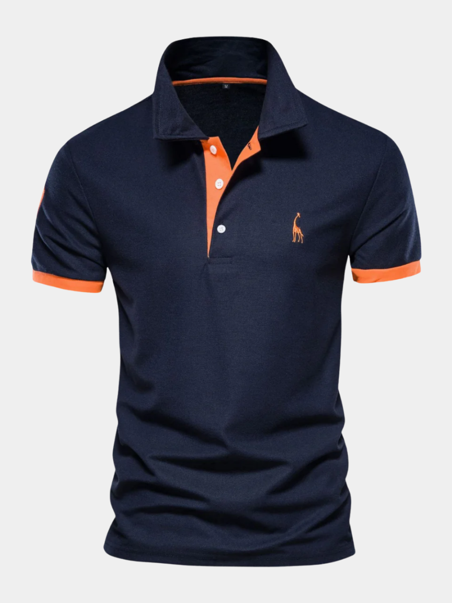 Classic Casual Polo Shirt with Contrast Detailing - Nocini