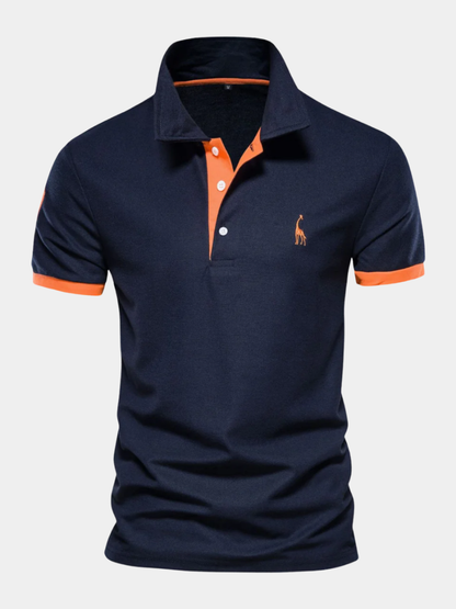 Classic Casual Polo Shirt with Contrast Detailing - Nocini