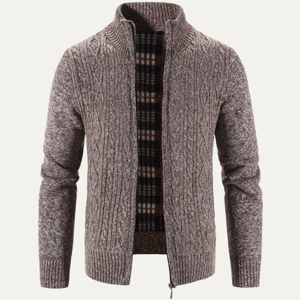 Cozy Men's Fleece Zipper Jacket - Nocini